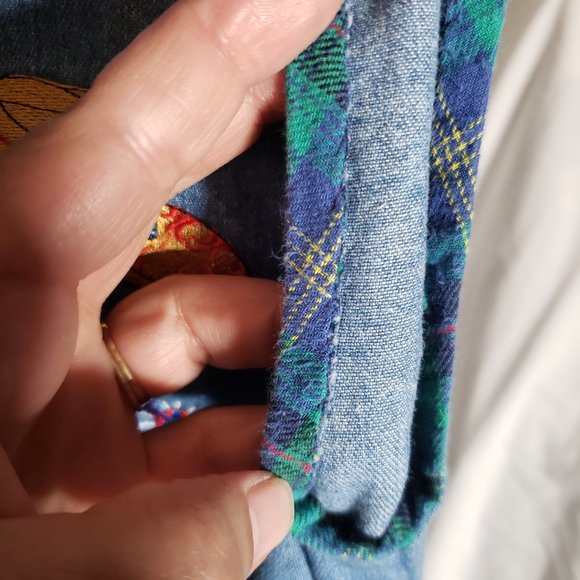 Vintage Casey Coleman Embroidered Sleeveless Denim Shirt Country Western - Picture 7 of 12